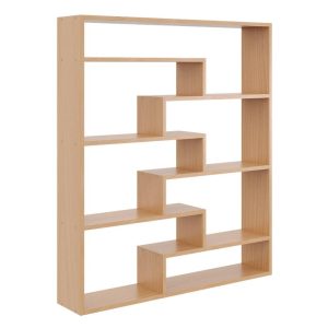 Nowość. regał ścienny na książki bukowy 104x18x120 cm w super cenie