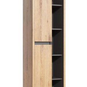 Nowość. wysoka szafka devon 50x33x170 dąb shetland mat w super cenie
