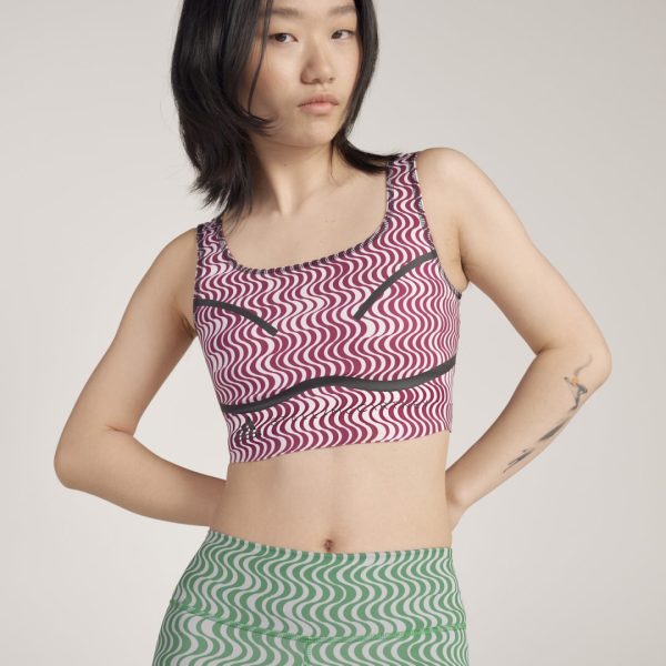 Adidas by Stella McCartney TruePurpose Printed Crop Top