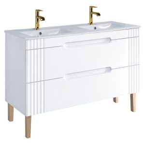 Nowość. szafka fiji 120 cm z podwójną umywalką w super cenie