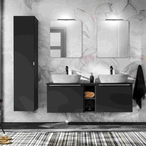 Nowość. santa fe black – nowoczesny zestaw mebli łazienkowych w super cenie