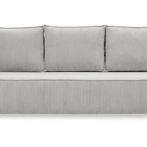 Nowość. sztruksowa kanapa lucca 220 cm w super cenie, jasny szary