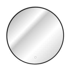 Nowość. Lustro LED 60x60 cm w czarnej ramie — super cena