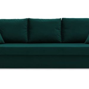 Kanapa paul 2 pro, butelkowa zieleń – nowość w super cenie