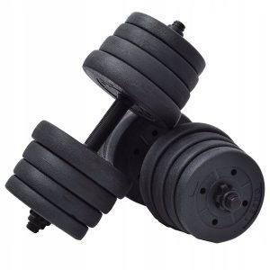 Nowość. zestaw 2w1 hantle + sztanga do ćwiczeń w super cenie