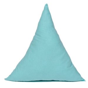 Nowość: błękitna poduszka trójkąt dla dziecka 40 cm super cena
