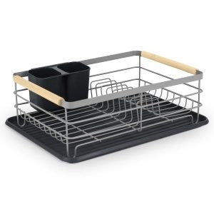Nowość. Massido szara suszarka do naczyń 43x32x14 cm w super cenie