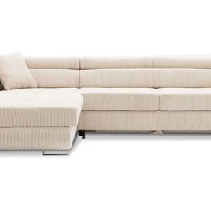 Nowość. Kanapa narożna lewa rigatto VI pro poso beżowa w super cenie