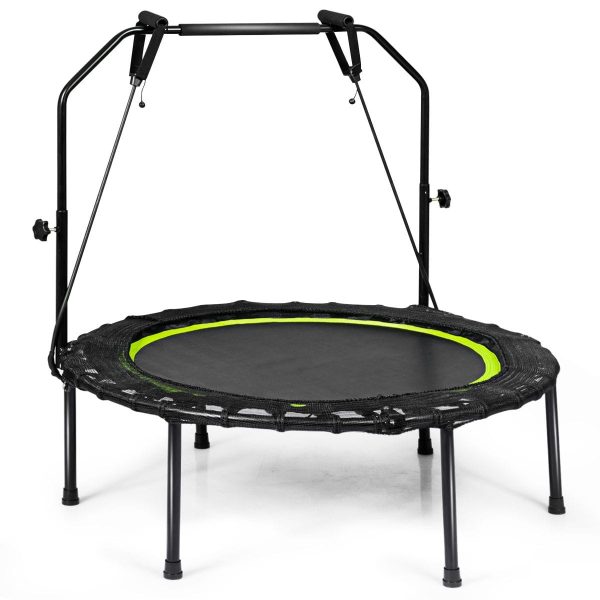 Trampolina z uchwytem do ćwiczeń fitness