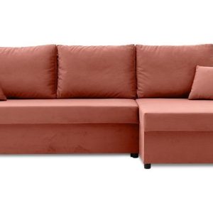 Nowość. różowy narożnik paul 2 pro 240x138 super cena