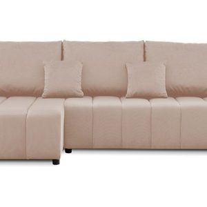 Nowoczesny narożnik modena beżowy 237x142 - nowość w super cenie