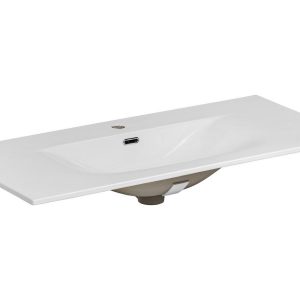 Nowość: prostokątna umywalka sky 101x46 cm w super cenie
