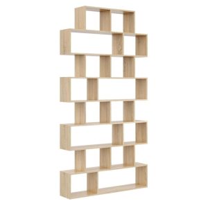 Nowość. regał ścienny dąb sonoma 124x240 cm – super cena