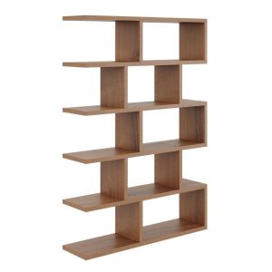 Nowość. regał ścienny orzech mat 70x18x101 w super cenie