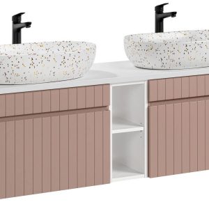Nowość: iconic pink – szafka z umywalką i regałem w super cenie