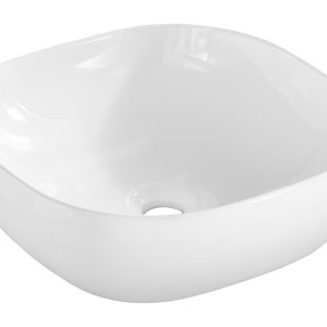 Nowość. Umywalka Smile 41x41x15 cm biała – super cena