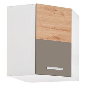 Nowość. szafka narożna ava 80x30x72 beż/dąb artisan w super cenie
