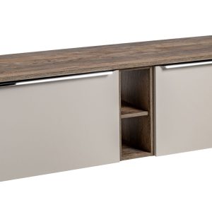 Nowość: szafka z regałem santa fe 180 cm beżowy mat – super cena