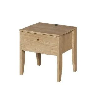 Nowość. stolik cozy z szufladą, dąb olejowany 45x40x46 cm – super cena