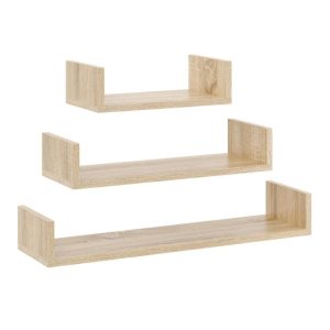Nowość. zestaw 3 półek ściennych dąb sonoma mat w super cenie