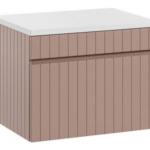 Nowość. szafka iconic 60 cm różowa z blatem – bestseller w super cenie