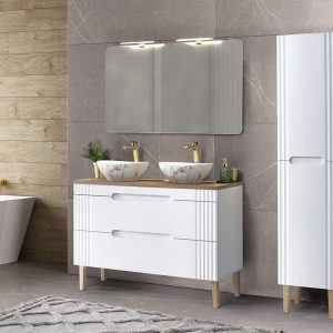 Nowość. Komplet mebli Fiji biały mat – super cena.