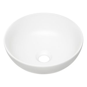 Nowość. okrągła umywalka domi 32 cm biała – super cena