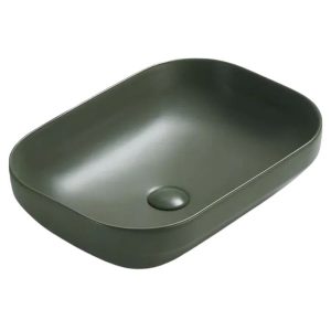 Nowość. zielona umywalka nablatowa neli 50x35 w super cenie