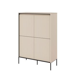 Nowość. komoda ryflowana trend tr-03 z led w super cenie