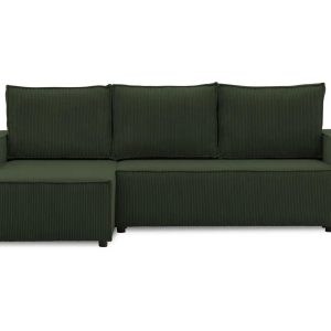 Nowość. sztruksowy narożnik lucca z funkcją spania w super cenie