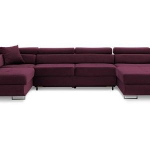 Nowość. narożnik rigatto ii pro śliwkowy 346x206 w super cenie