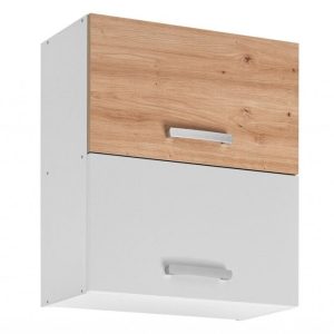 Nowość: szafka górna ava 60 cm biały/dąb artisan w super cenie