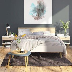 Nowość. szafka oslo 50 cm biała/dąb sonoma w super cenie