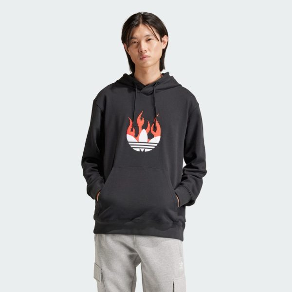 Bluza z kapturem Flames Logo