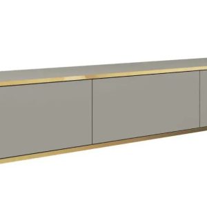 Nowość. szafka rtv oris 175 cm szara mat – hit w super cenie