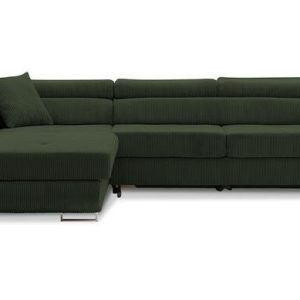Nowość: kanapa narożna rigatto vi pro butelkowa zieleń w super cenie