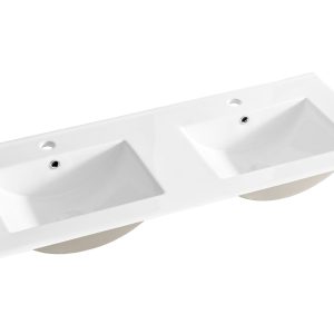 Nowość. podwójna umywalka ceramiczna lava 121 cm w super cenie