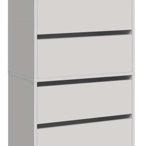 Nowość. szafka na buty modo 4 półki 60x36x88 cm biały mat w super cenie