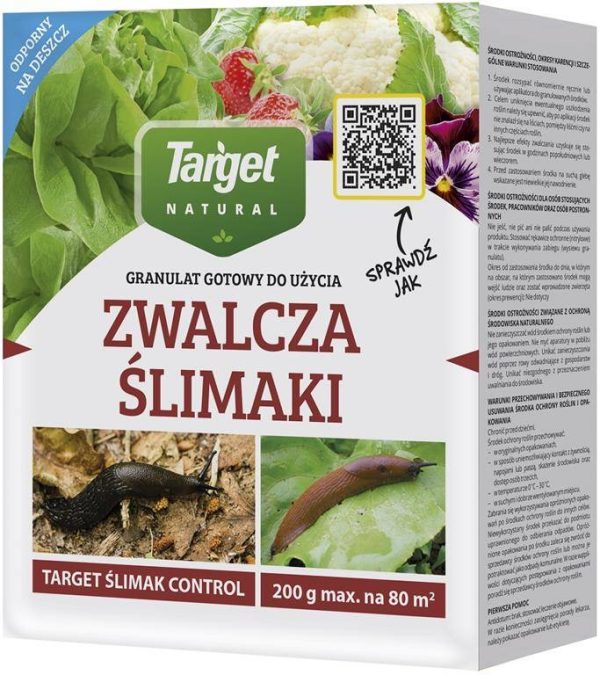 Ślimak Control – Naturalny Granulat Na Ślimaki – 200 g Target