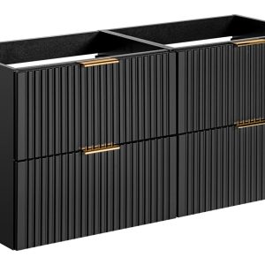 Nowość. szafka adel 120 cm czarny mat – super cena