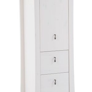 Nowość. słupek elisabeth 45x36x157 cm biały mat – super cena