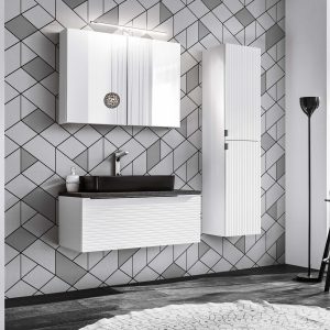 Nowość. zestaw łazienkowy leonardo biały mat w super cenie