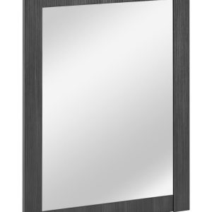 Nowość. prostokątne lustro łazienkowe 60x80 cm czarna sosna – super cena