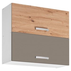 Nowość. szafka ava górna 80x30x72 beż/dąb artisan mat super cena