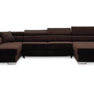 Nowość: narożnik rigatto II pro poso 346x206, brązowy – super cena