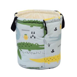 Nowość. bawełniany pojemnik na zabawki krokodyl 40x50 cm w super cenie