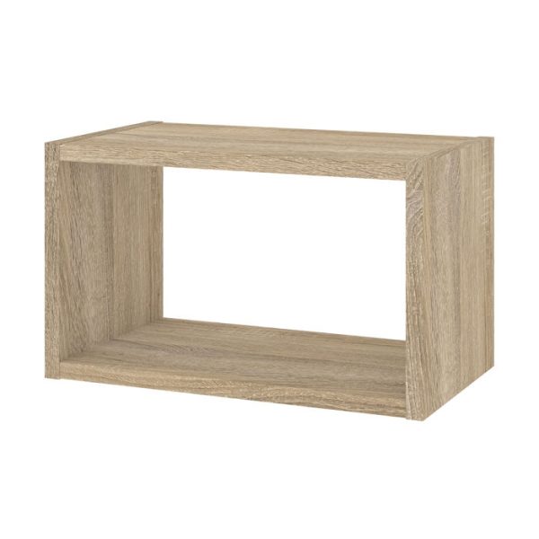 Półka wisząca kostka dąb sonoma mat 44 x 25 cm Roomers