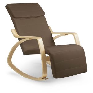 Nowość. fotel bujany suzi z podnóżkiem i bawełną w super cenie