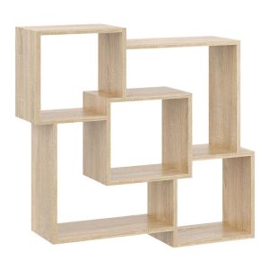 Nowość. półka ścienna hanna 98x90 cm dąb sonoma w super cenie