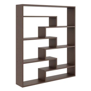 Nowość. regał ścienny wenge 104x120 cm – super cena, biblioteczka